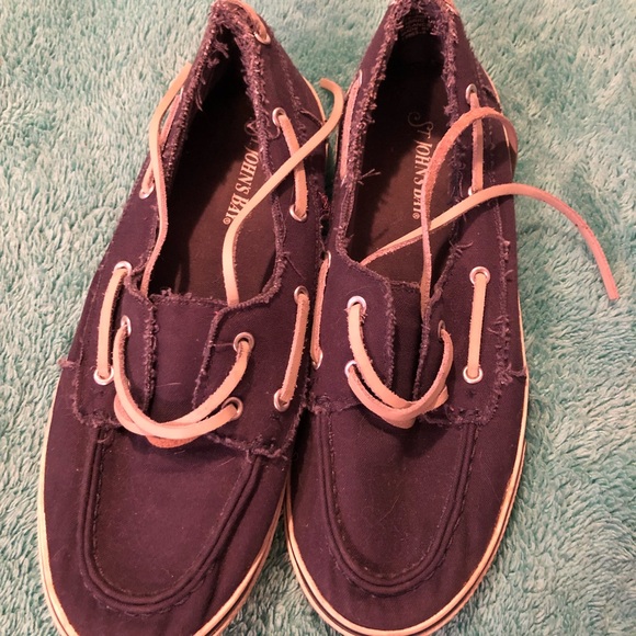 St Johns Bay Navy Boat Shoes - Picture 4 of 5